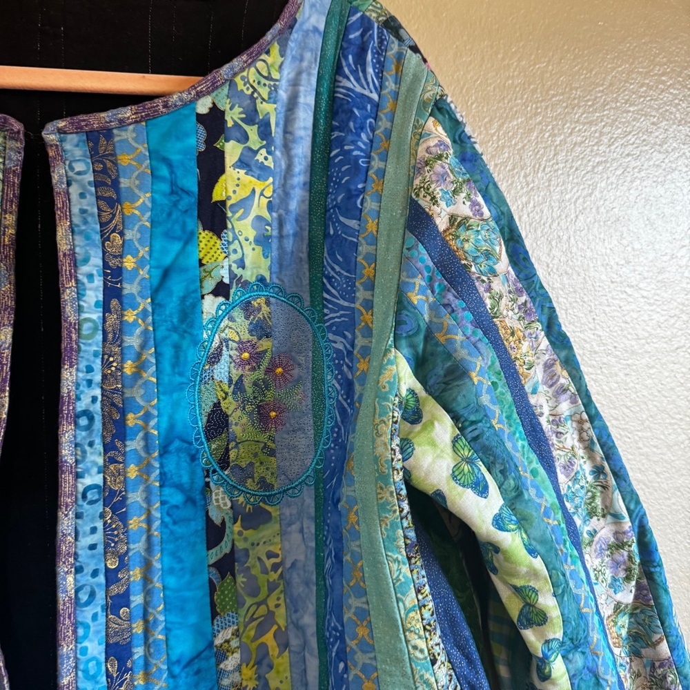 Handmade Colorful Patchwork Jacket - Picture 4 of 10